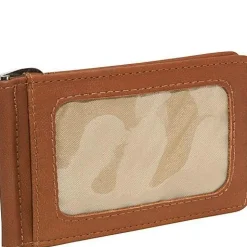 Piel Leather Bi-Fold Money Clip W/Id Window