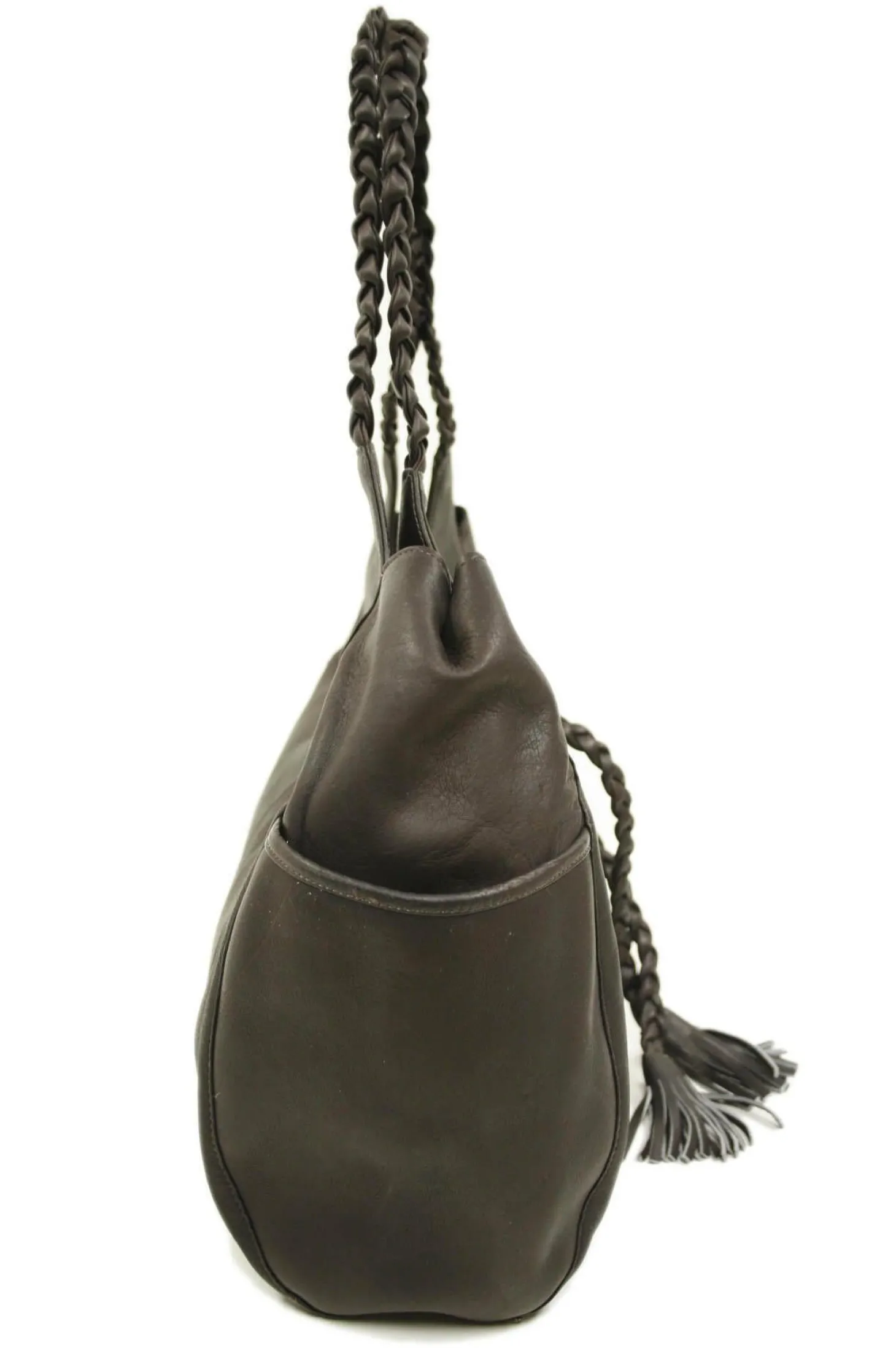 Piel Leather Braided Hobo