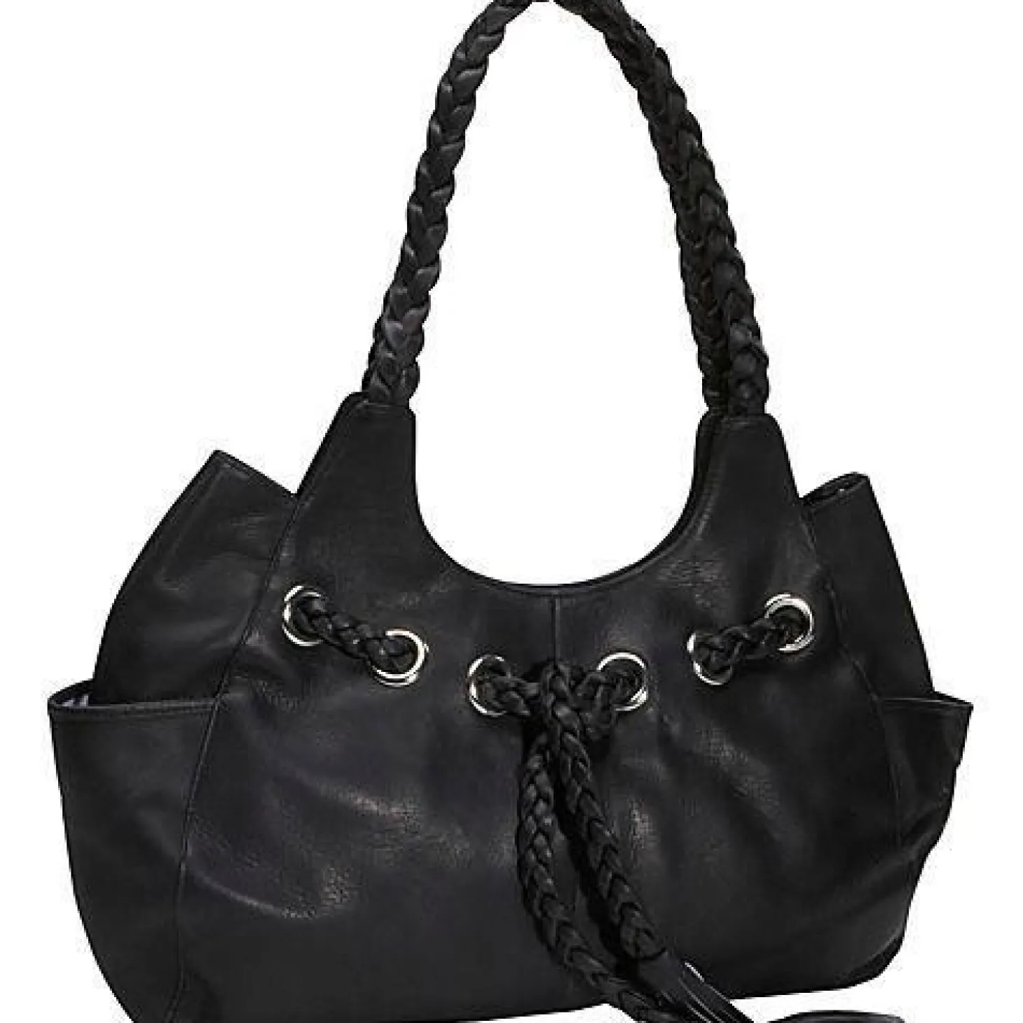 Piel Leather Braided Hobo