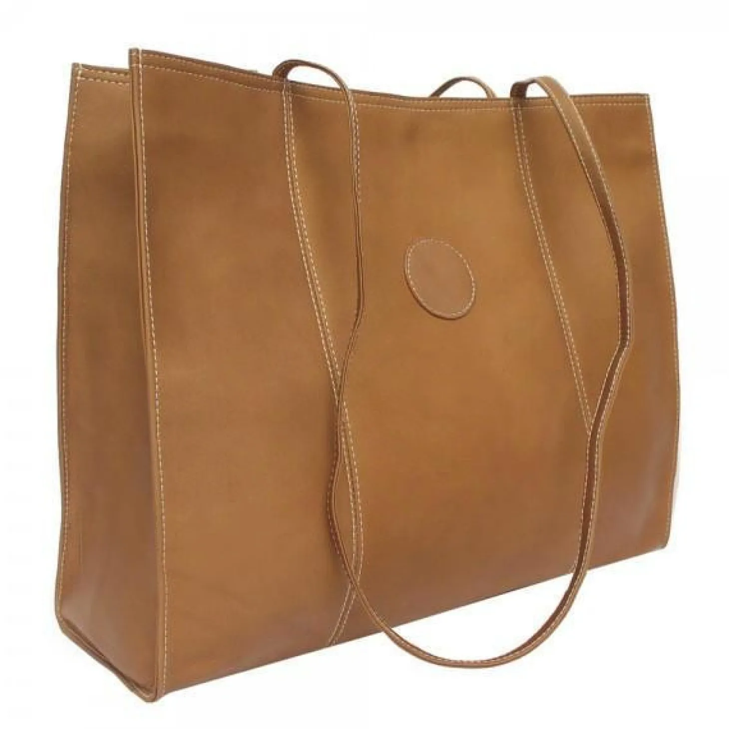 Piel Leather Carry-All Market Bag