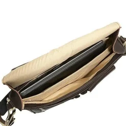 Piel Leather Classic Expandable Messenger Bag