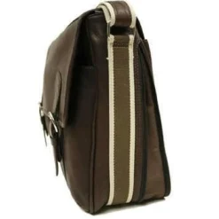 Piel Leather Classic Expandable Messenger Bag