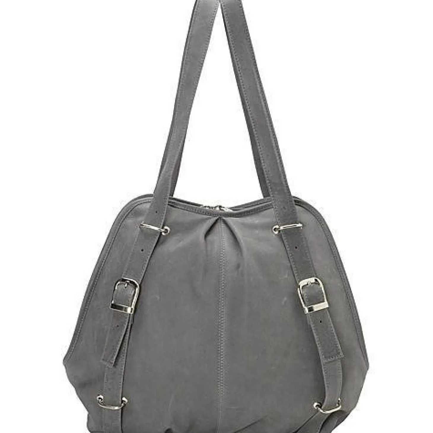 Piel Leather Convertible Buckle Backpack/Shoulder Bag