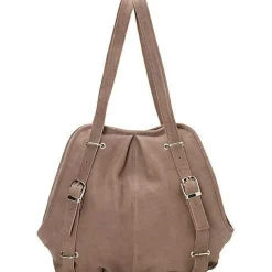 Piel Leather Convertible Buckle Backpack/Shoulder Bag