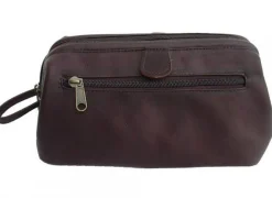 Piel Leather Deluxe Top Frame Traveling Kit