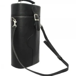 Piel Leather Double Deluxe Wine Carrier