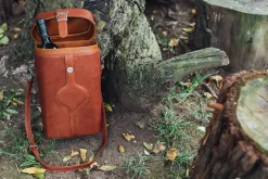 Piel Leather Double Deluxe Wine Carrier