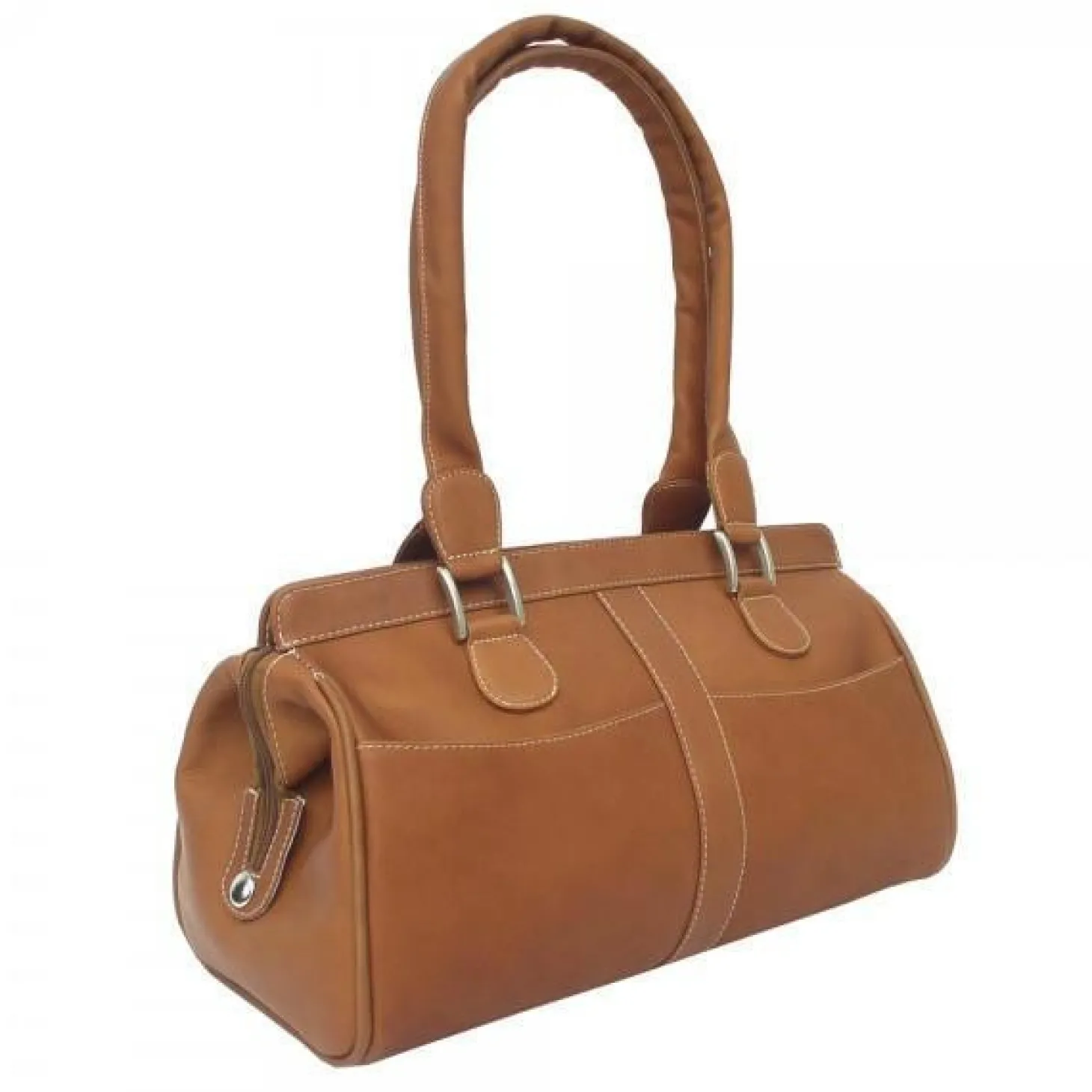 Piel Leather Double Handle Handbag