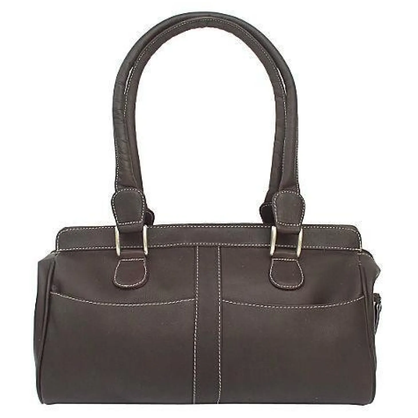 Piel Leather Double Handle Handbag