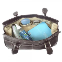 Piel Leather Double Handle Handbag