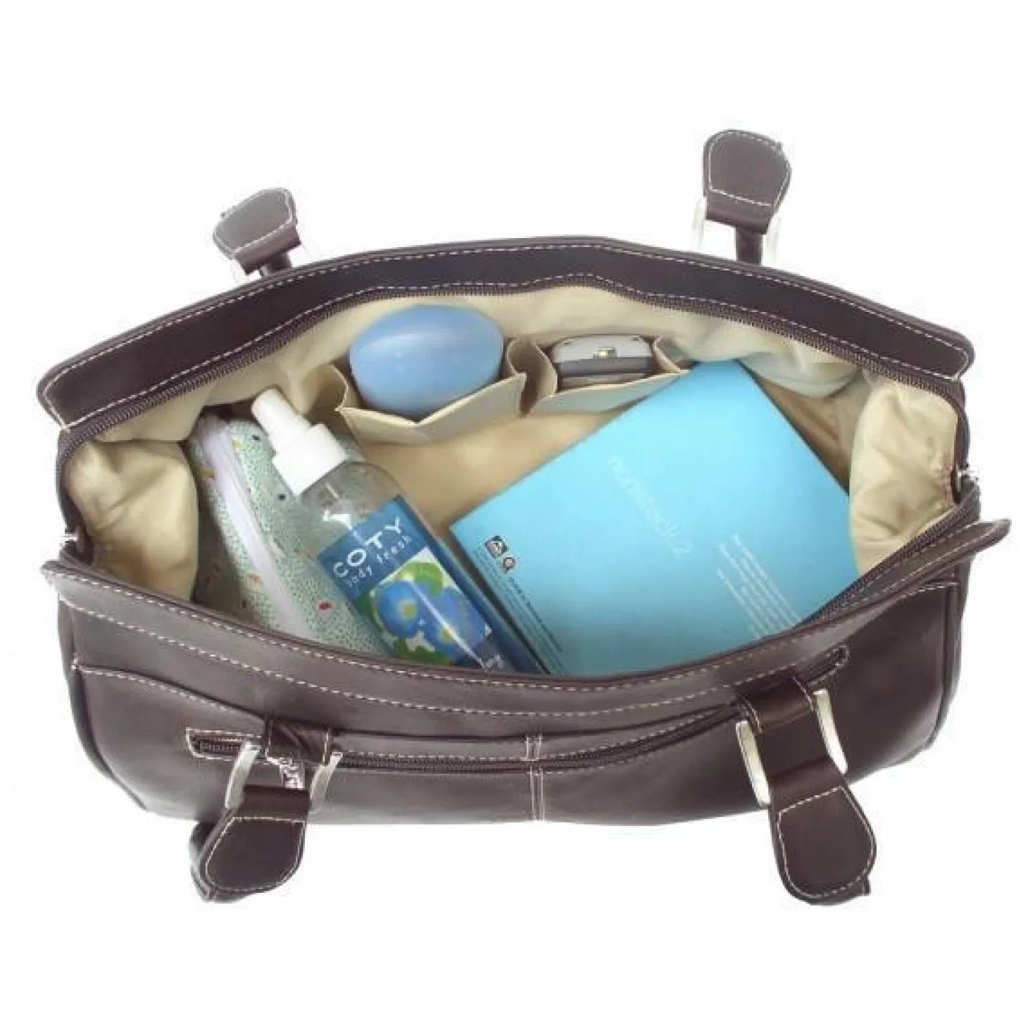 Piel Leather Double Handle Handbag