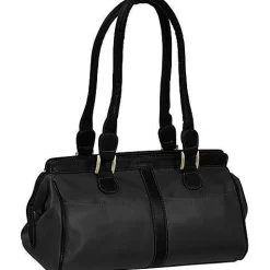 Piel Leather Double Handle Handbag