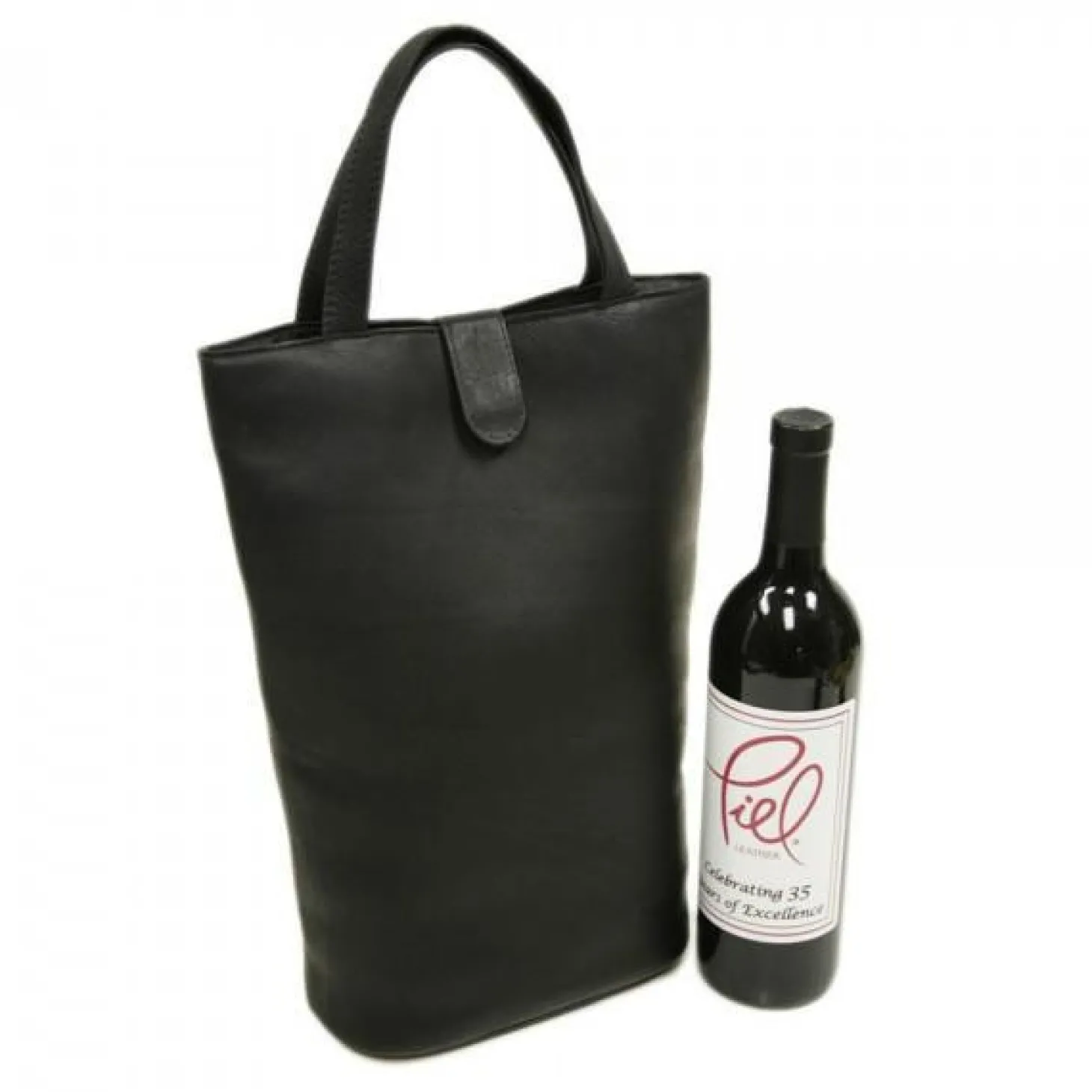 Piel Leather Double Wine Tote