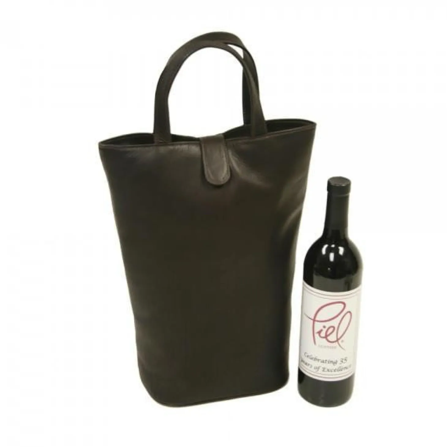 Piel Leather Double Wine Tote