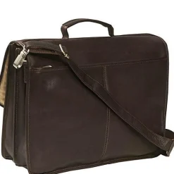 Piel Leather Executive Two Pocket Portfolio