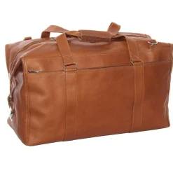 Piel Leather Extra Large Zip-Pocket Duffel