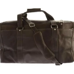 Piel Leather Extra Large Zip-Pocket Duffel