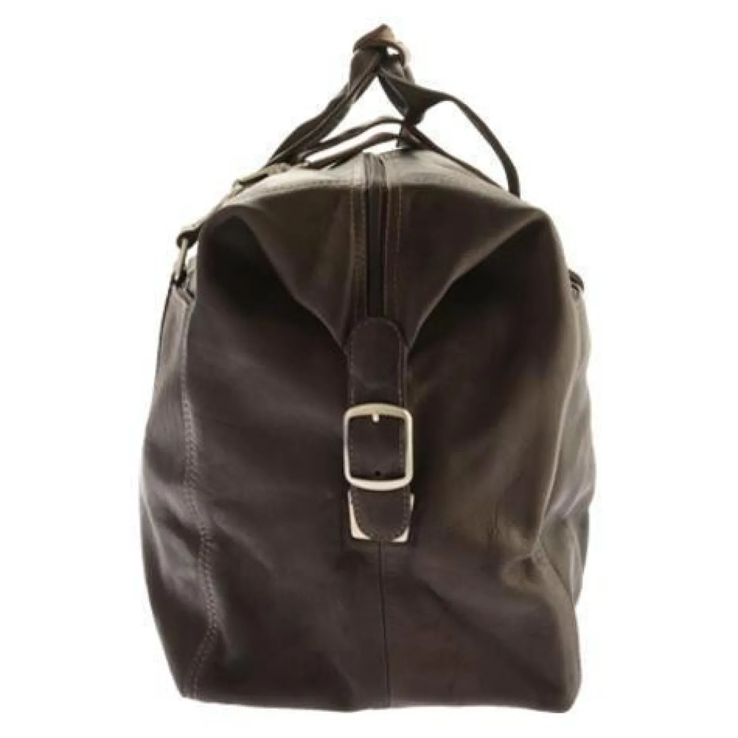 Piel Leather Extra Large Zip-Pocket Duffel