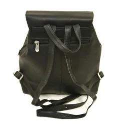 Piel Leather Flap-Over Button Backpack
