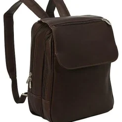 Piel Leather Flap-Over Tablet Backpack