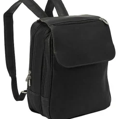 Piel Leather Flap-Over Tablet Backpack