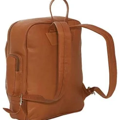 Piel Leather Front Pocket Computer Backpack