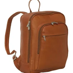 Piel Leather Front Pocket Computer Backpack