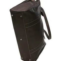 Piel Leather Ladies Buckle Laptop Tote