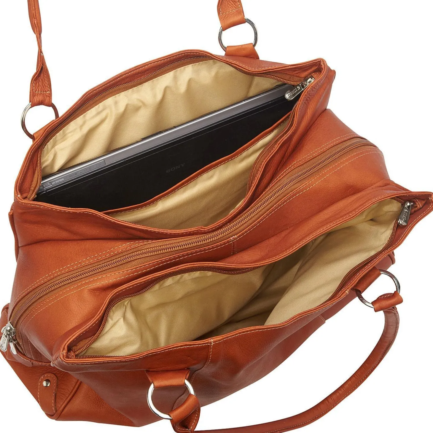 Piel Leather Laptop Travel Tote
