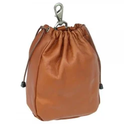 Piel Leather Large Drawstring Pouch