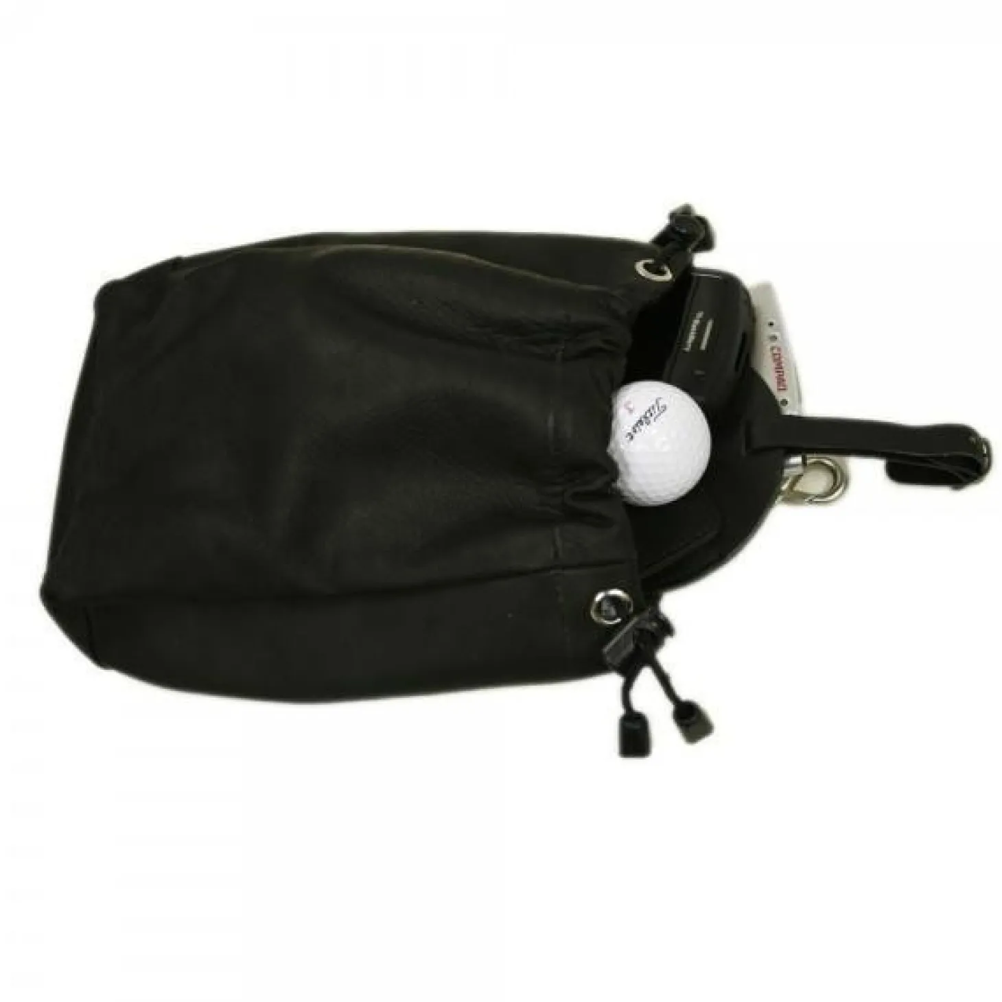 Piel Leather Large Drawstring Pouch