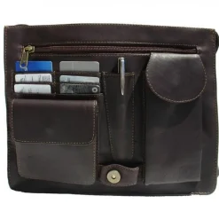 Piel Leather Large Handbag With Organizer