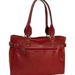 Piel Leather Large Ladies Side Strap Tote