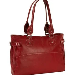 Piel Leather Large Ladies Side Strap Tote