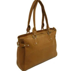 Piel Leather Large Ladies Side Strap Tote