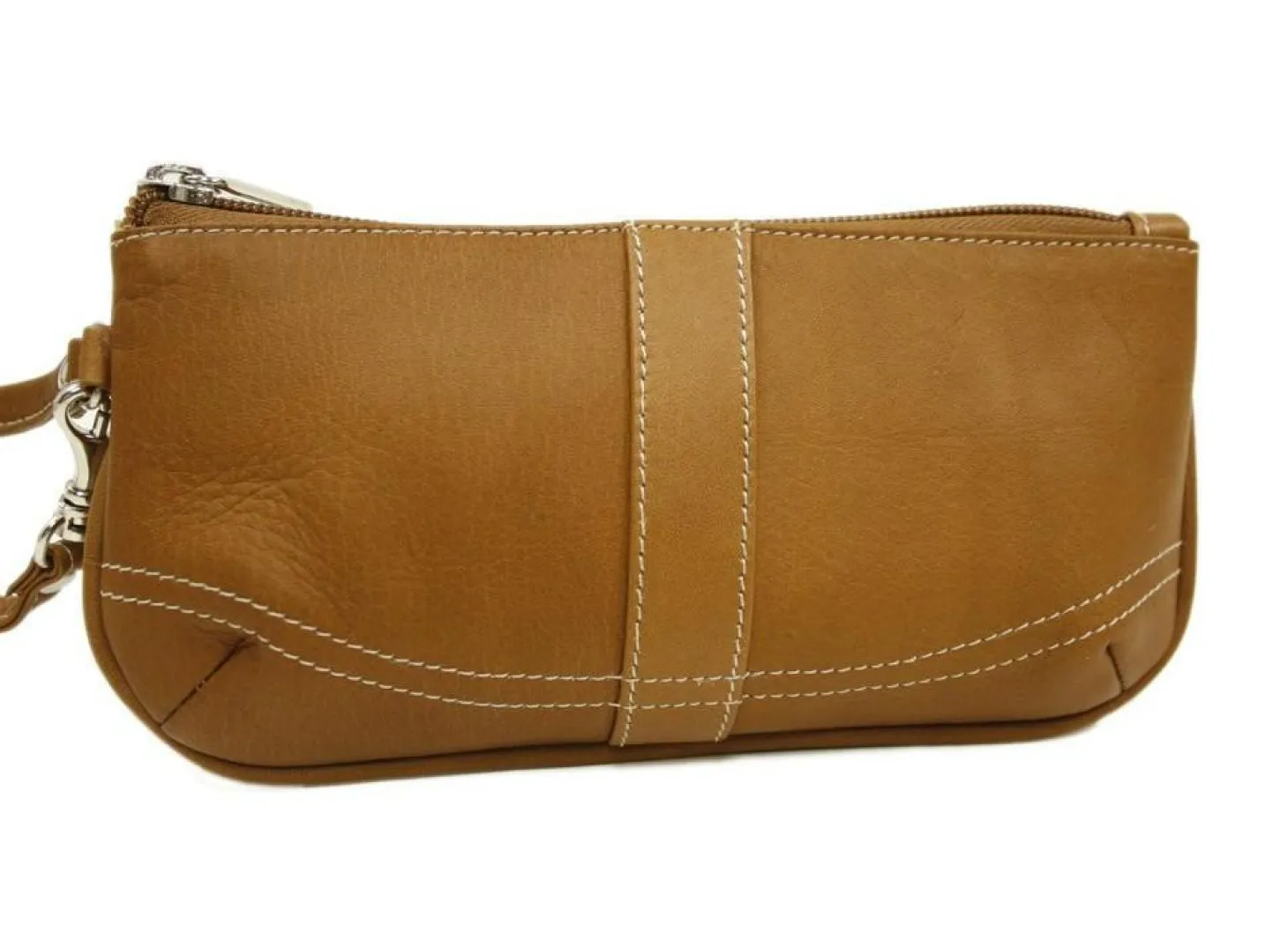 Piel Leather Large Ladies Wristlet