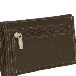 Piel Leather Large Tri-Fold Wallet