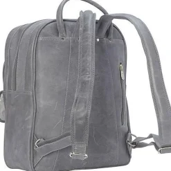 Piel Leather Medium Buckle Flap Backpack