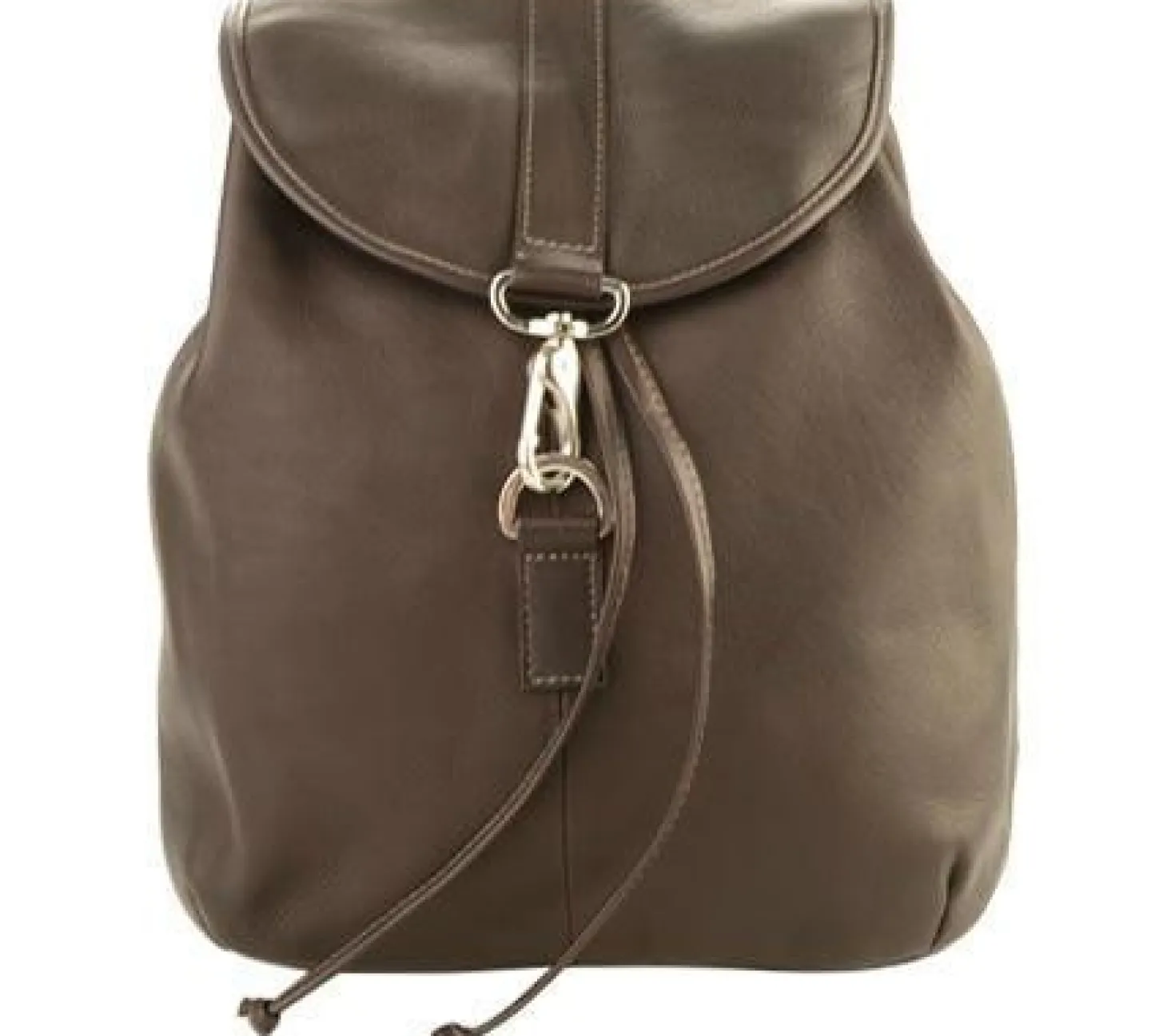 Piel Leather Medium Drawstring Backpack