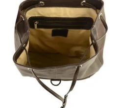 Piel Leather Medium Drawstring Backpack