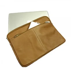 Piel Leather Mini Zip Laptop Sleeve
