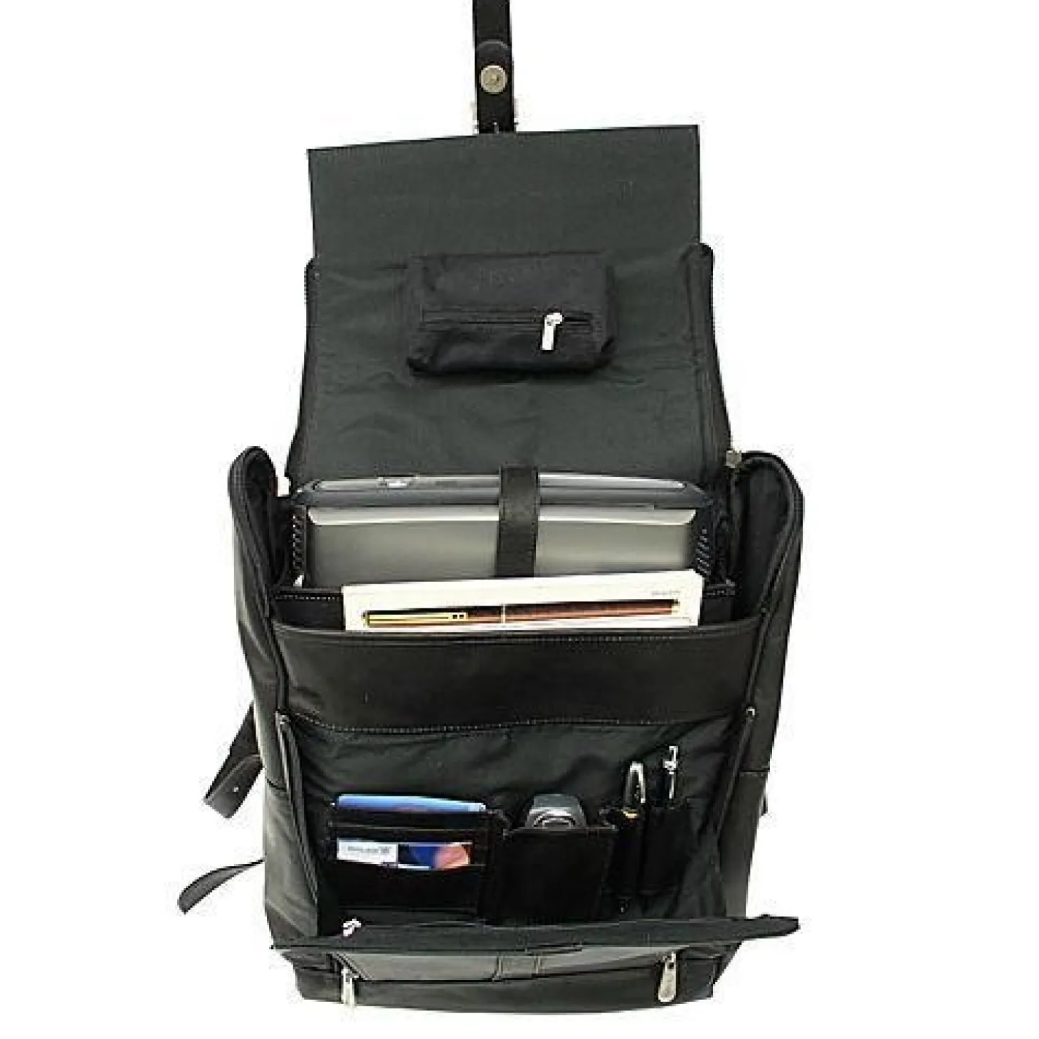 Piel Leather Slim Computer Backpack