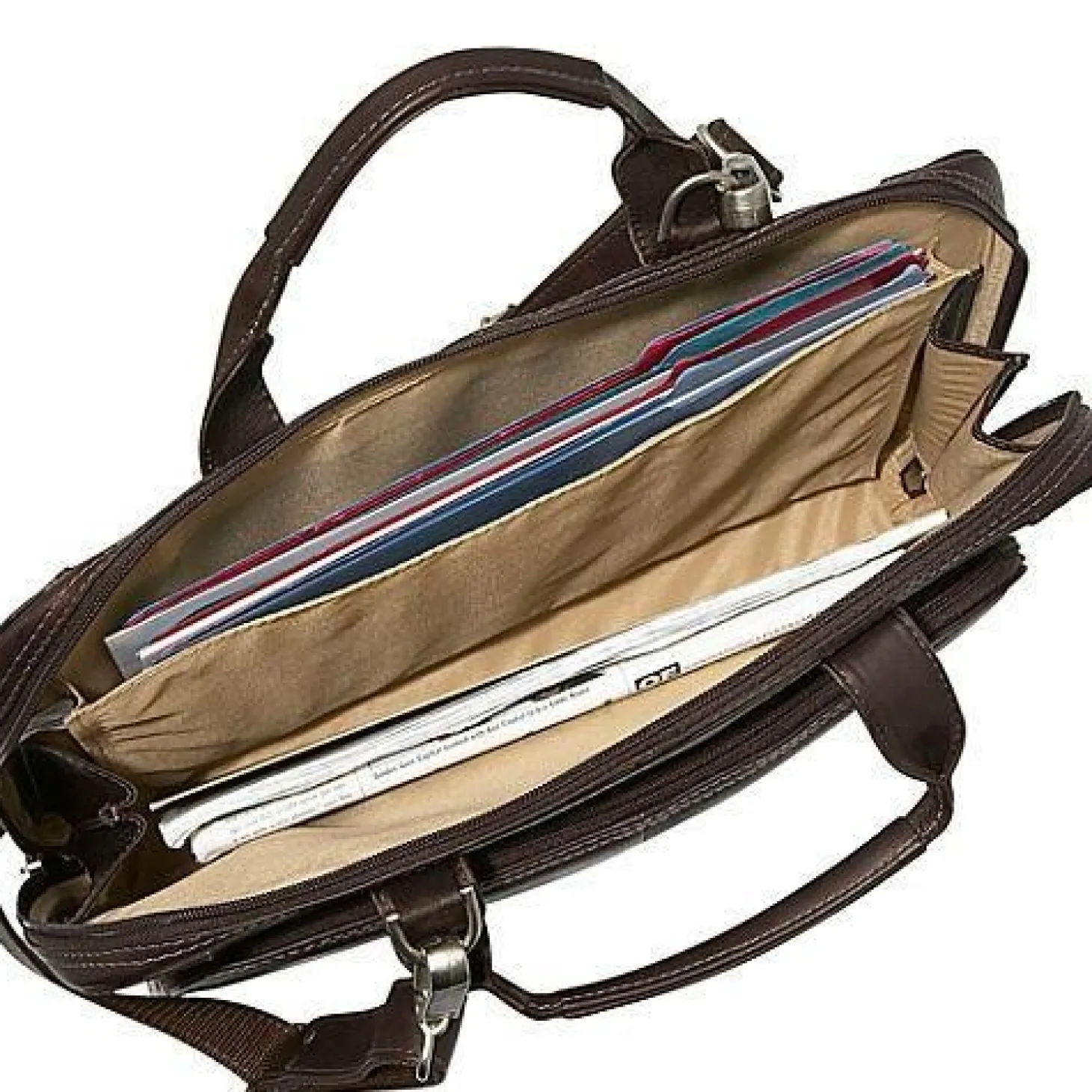 Piel Leather Slim Modern Portfolio