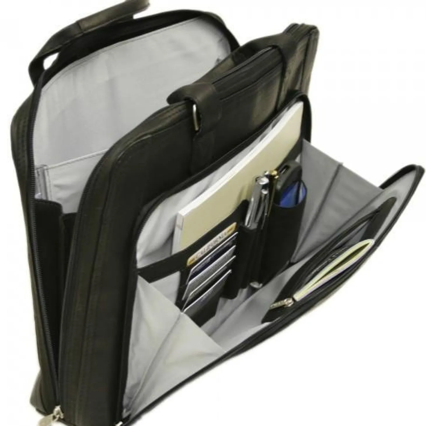 Piel Leather Slim Modern Portfolio