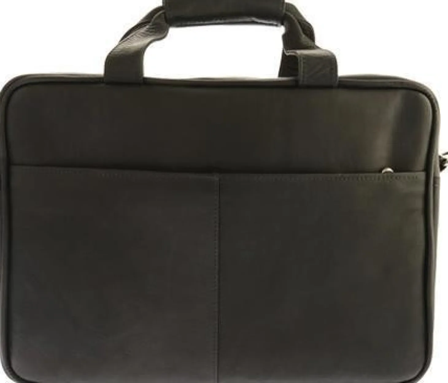 Piel Leather Slim Top-Zip Briefcase