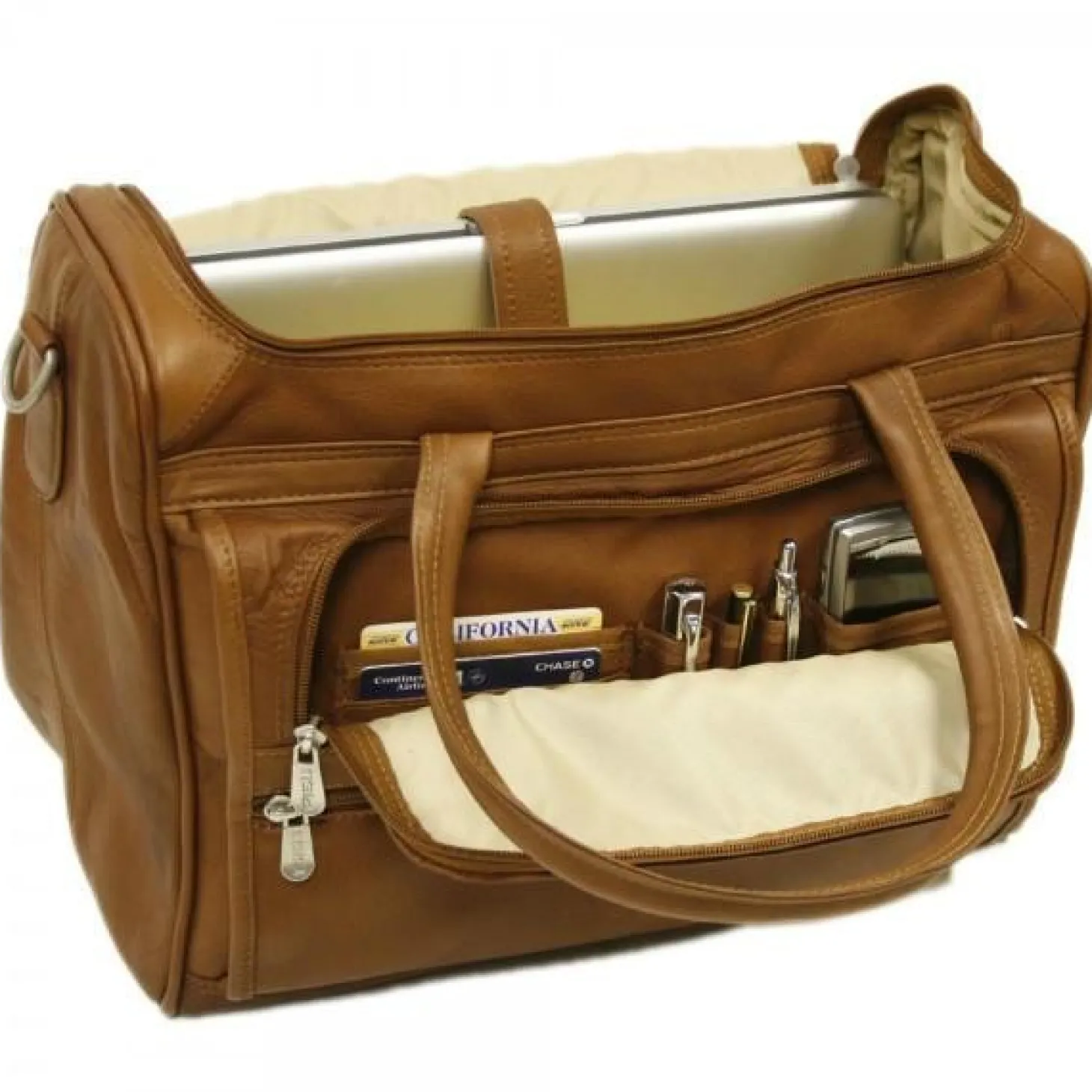 Piel Leather Small Computer Carry-All Bag