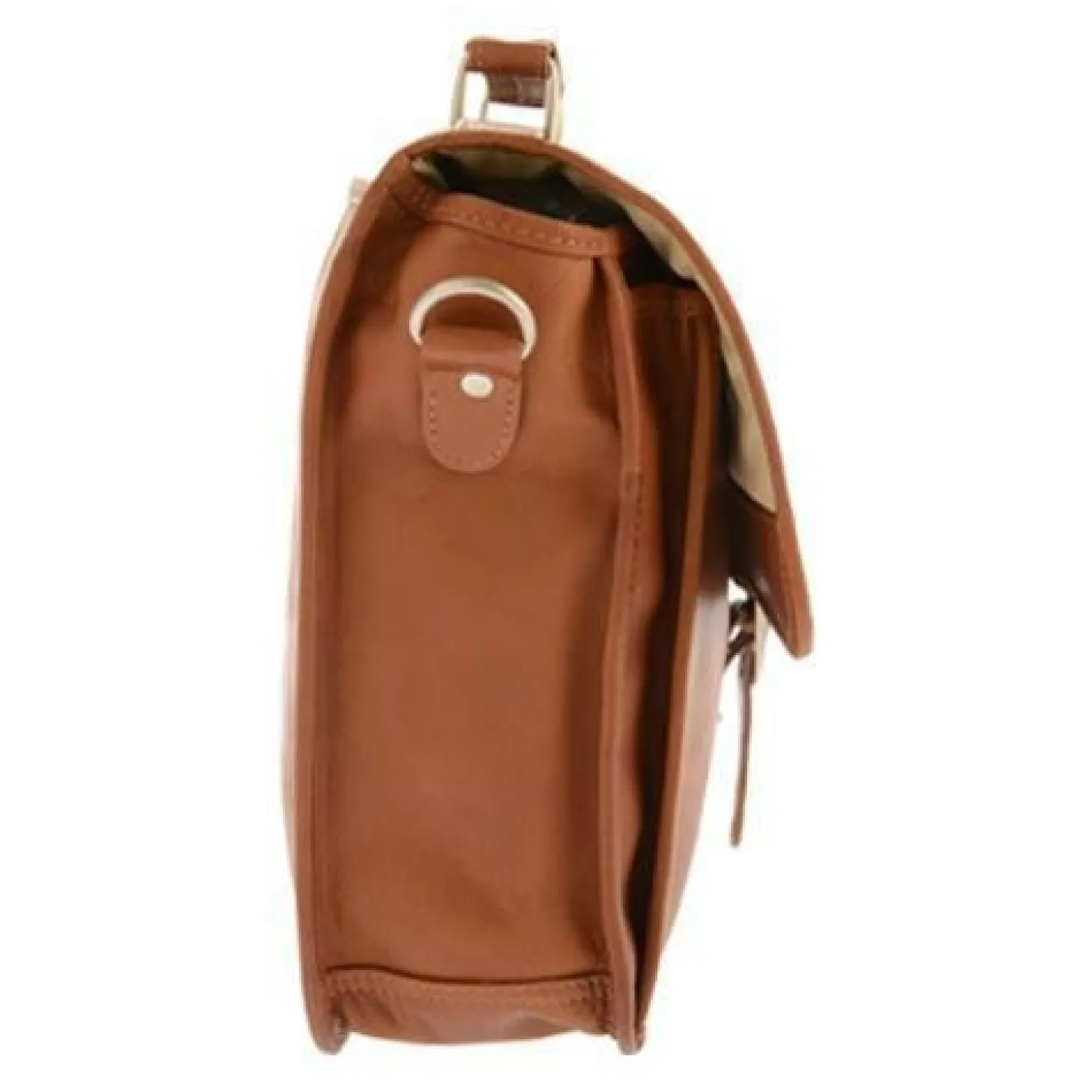 Piel Leather Small Flap-Over Laptop Brief