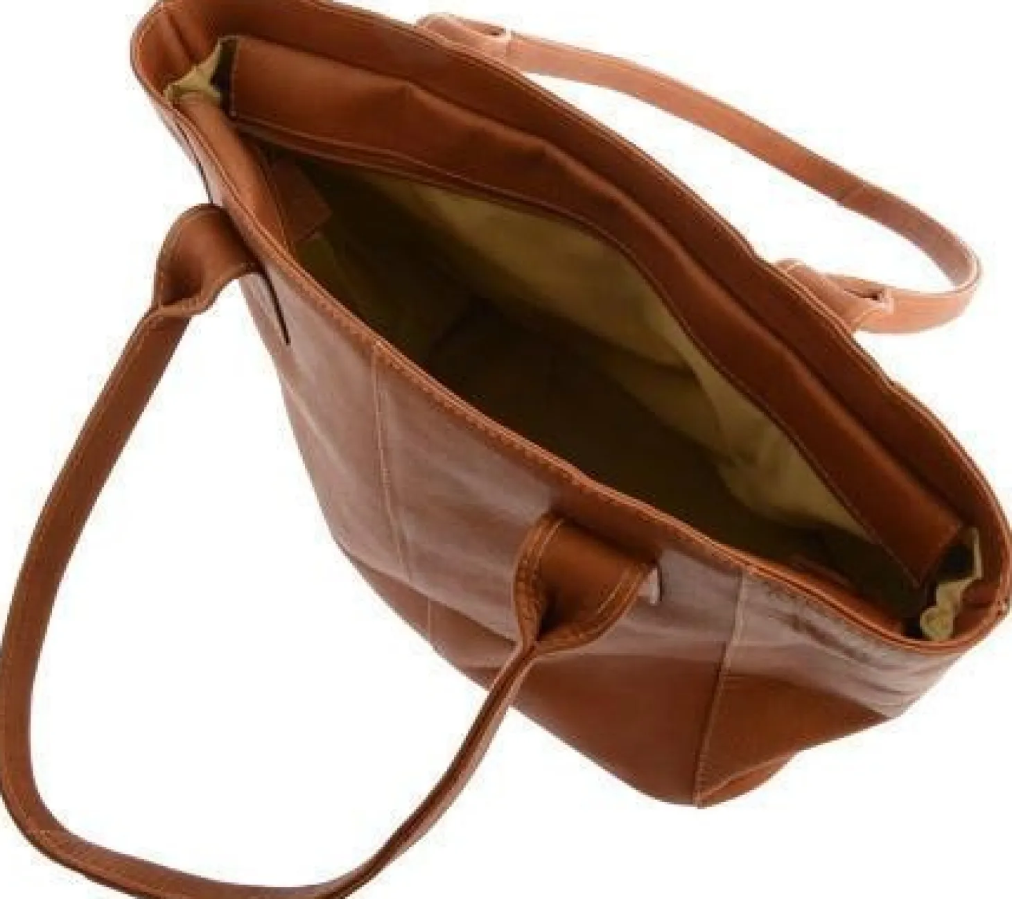 Piel Leather Small Tote Bag