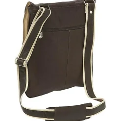 Piel Leather Small Vertical Messenger