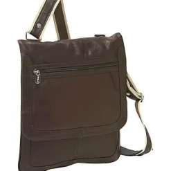 Piel Leather Small Vertical Messenger